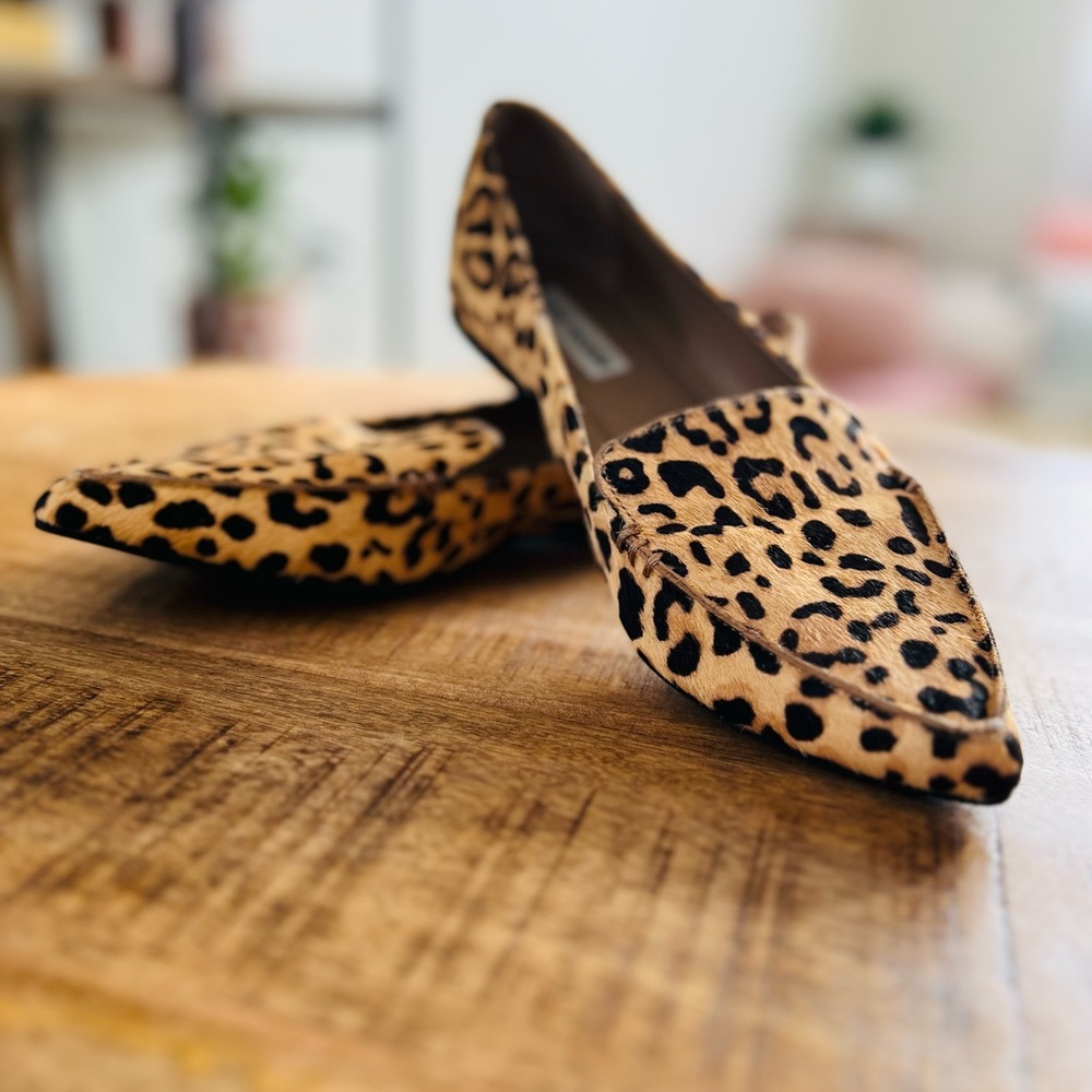 Steve Madden Leopard Flats